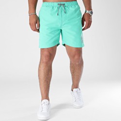 Sale Mome Short de Bain Lapin Graffiti Head Vert Pastel