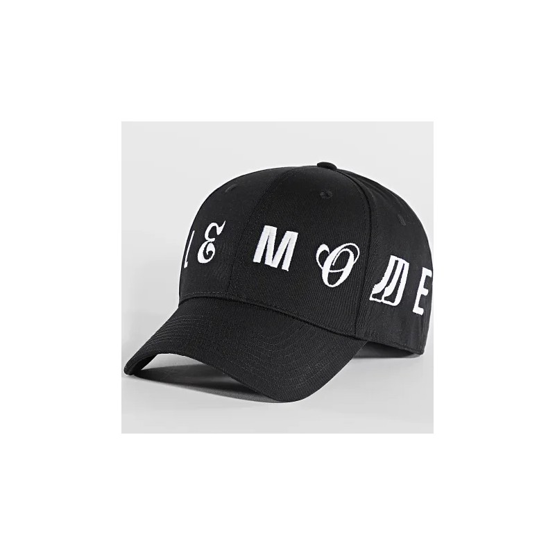 Sale Môme Casquette Logo Noir Blanc