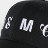 Sale Môme Casquette Logo Noir Blanc