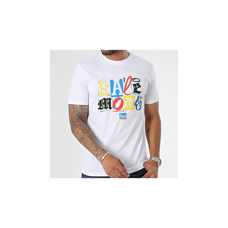 Sale Môme Tee Shirt Ranson Blanc