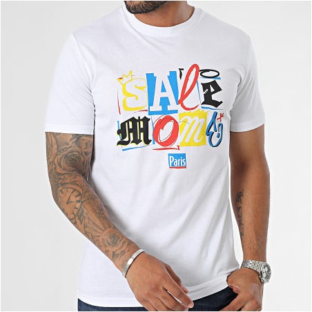 Sale Môme Tee Shirt Ranson Blanc