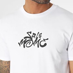 Sale Môme Tee Shirt Nounours Graffiti Head Blanc