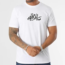 Sale Môme Tee Shirt Nounours Graffiti Head Blanc