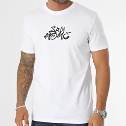 Sale Môme Tee Shirt Nounours Graffiti Head Blanc