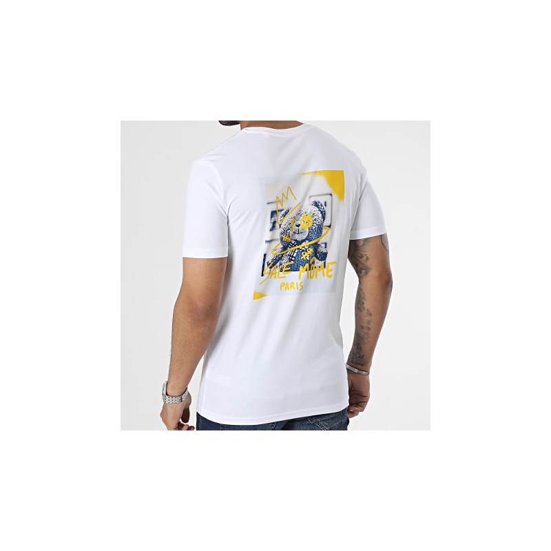 Sale Môme Tee Shirt Nounours Pola Blanc