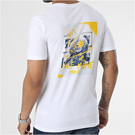 Sale Môme Tee Shirt Nounours Pola Blanc