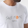 Sale Môme Tee Shirt Skeleton Blanc Orange Réfléchissant