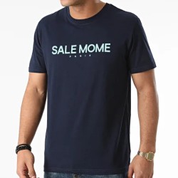 Sale Môme Tee Shirt Panda Bleu Marine Vert Menthe