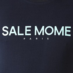 Sale Môme Tee Shirt Panda Bleu Marine Vert Menthe