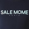 Sale Môme Tee Shirt Panda Bleu Marine Vert Menthe