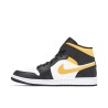 NIKE AIR JORDAN 1 MID BLACK UNIVERSITY GOLD