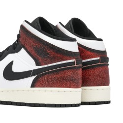 NIKE JORDAN 1 MID SE WEAR-AWAY CHICAGO (PS)