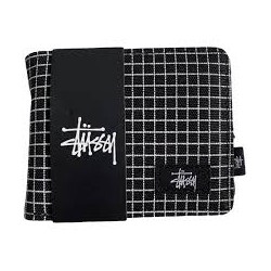 STUSSY PORTE FEUILLE NOIR