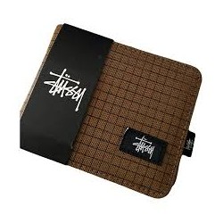 STUSSY PORTE FEUILLE MARRON