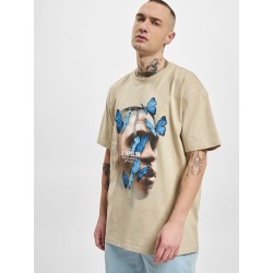 MISTER TEE TEE SHIRT PAPILLON BEIGE