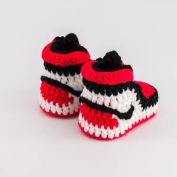 SNEAKERS CROCHET BABY JORDAN CHICAGO