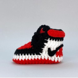 SNEAKERS CROCHET BABY JORDAN CHICAGO