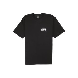 STUSSY TEE SHIRT NOIR FLOWER