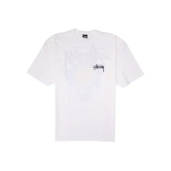 STUSSY TEE SHIRT BLANC FLOWER