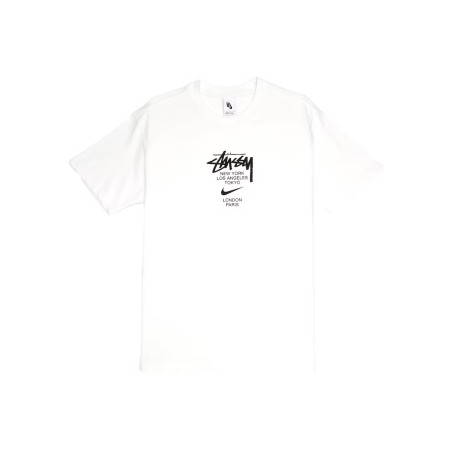 STUSSY X NIKE TEE SHIRT BLANC