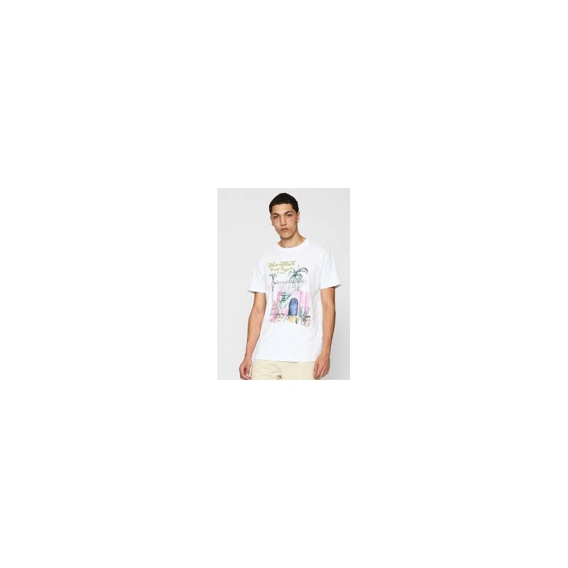 MISTER TEE TEE SHIRT BLANC MARAKKESCH FRUITS