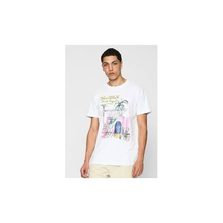 MISTER TEE TEE SHIRT BLANC MARAKKESCH FRUITS