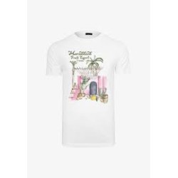 MISTER TEE TEE SHIRT BLANC MARAKKESCH FRUITS