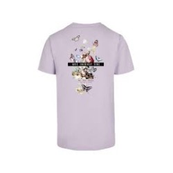 MISTER TEE TEE SHIRT LILAS GIVE YOURSEFT TIME