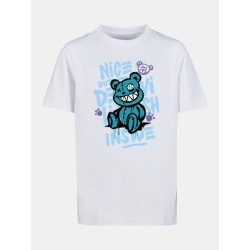 MISTER TEE TEE SHIRT BLANC KIDS NICE BUT DEVILISH