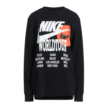 NIKE TEE SHIRT MANCHE LONGUE NOIR WOLRD TOUR