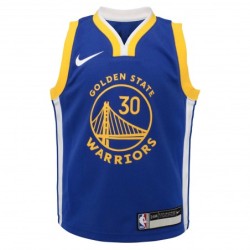 MAILLOT NBA NIKE REPLICA GOLDEN STATES BLEU CURRY