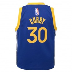 MAILLOT NBA NIKE REPLICA GOLDEN STATES BLEU CURRY