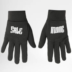 GANTS TYPO NOIR/BLANC SALE...