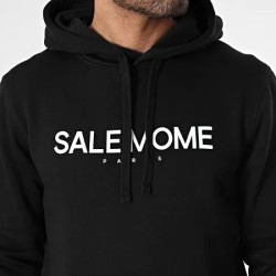 SALE MOME SWEAT CAPUCHE NOUNOURS SLIDE EDITION NOIR