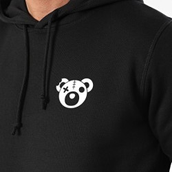 SALE MOME SWEAT CAPUCHE NOUNOURS HERITAGE EDITION NOIR BLANC