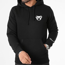 SALE MOME SWEAT CAPUCHE NOUNOURS HERITAGE EDITION NOIR BLANC