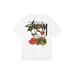 TEE SHIRT STUSSY BLANC BOUQUET