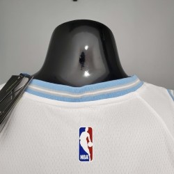 NIKE MAILLOT NBA REPLICA LAKERS BLANC BLEU LEBRON