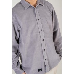 REELL CHEMISE SHIRT GREY PURPLE