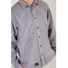 REELL CHEMISE SHIRT GREY PURPLE