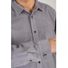 REELL CHEMISE SHIRT GREY PURPLE