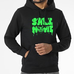 Sale Môme Sweat  Sale Clown Vert Fluo Noir