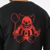 Sale Môme Sweat Crewneck Clown Noir Rouge