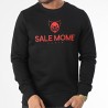 Sale Môme Sweat Crewneck Clown Noir Rouge