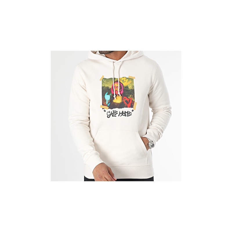 Sale Môme Sweat Léo Beige