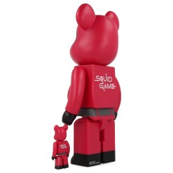 Bearbrick Squid Game Guard (Circle) 400%+100%