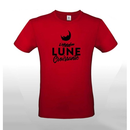 Tee-shirt "Lune Croissante" Rouge