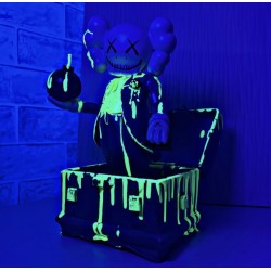 Oeuvre unique "Kaws Joker Military Néon 3D"