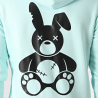 Sale Môme Sweat Lapin Vert Menthe Noir