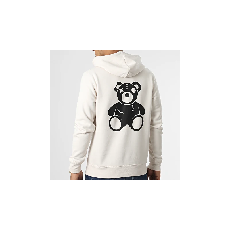 Sale Môme Sweat Nounours Beige Noir